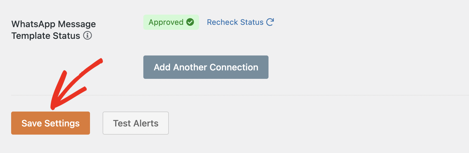 Save Your Alerts Settings Save your alerts settings