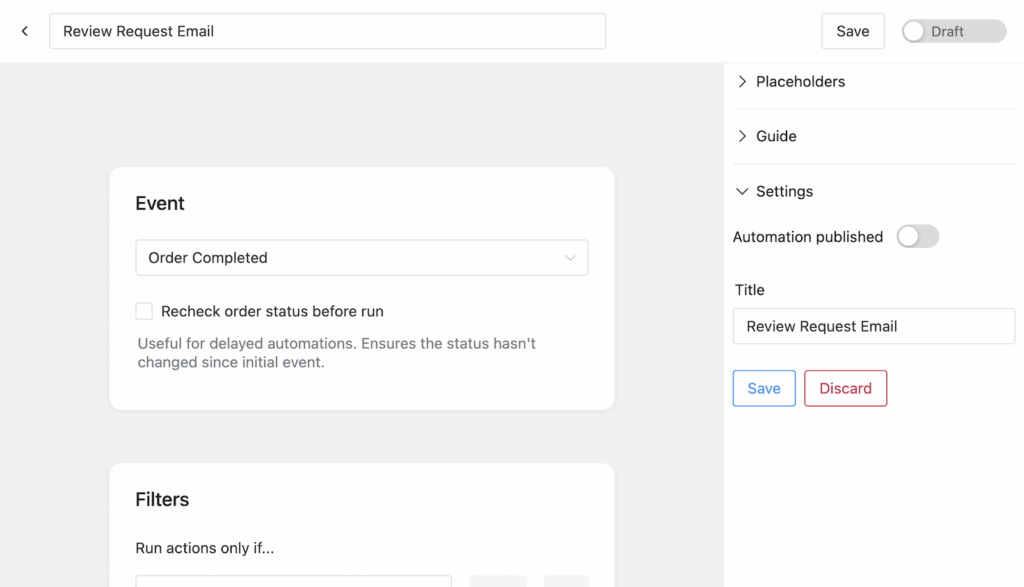 New ShopMagic Automation - WP Mail SMTP Nouvelle automatisation ShopMagic