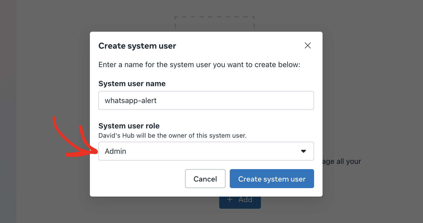 System user role
