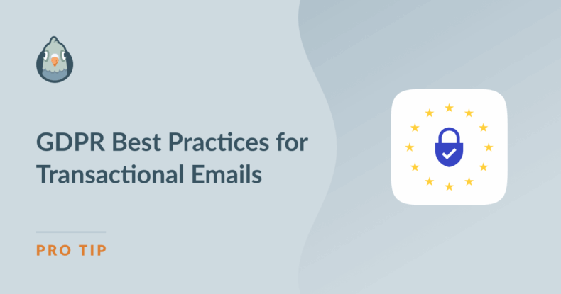 Práticas recomendadas do GDPR para e-mails transacionais