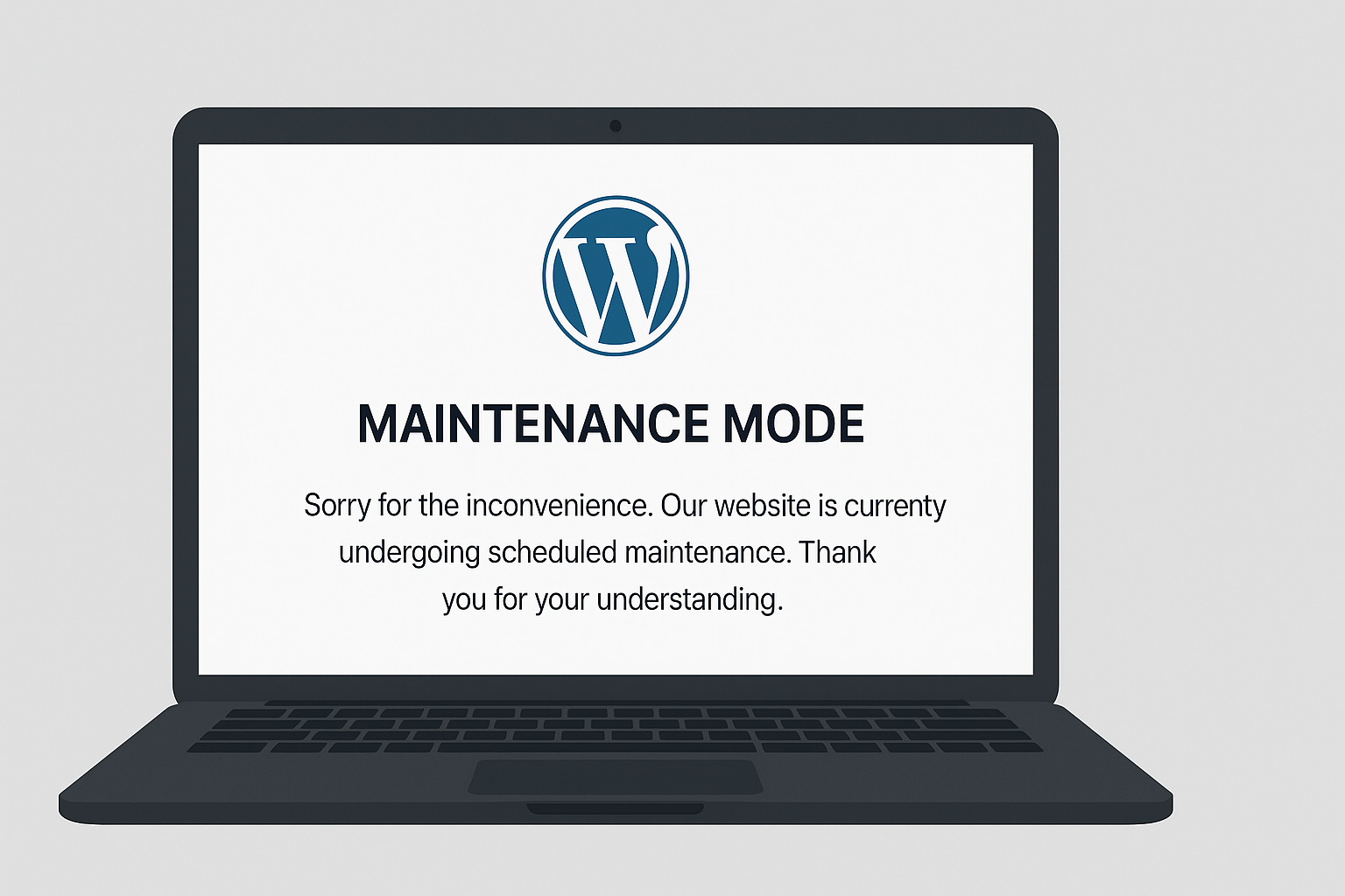 WordPress maintenance mode