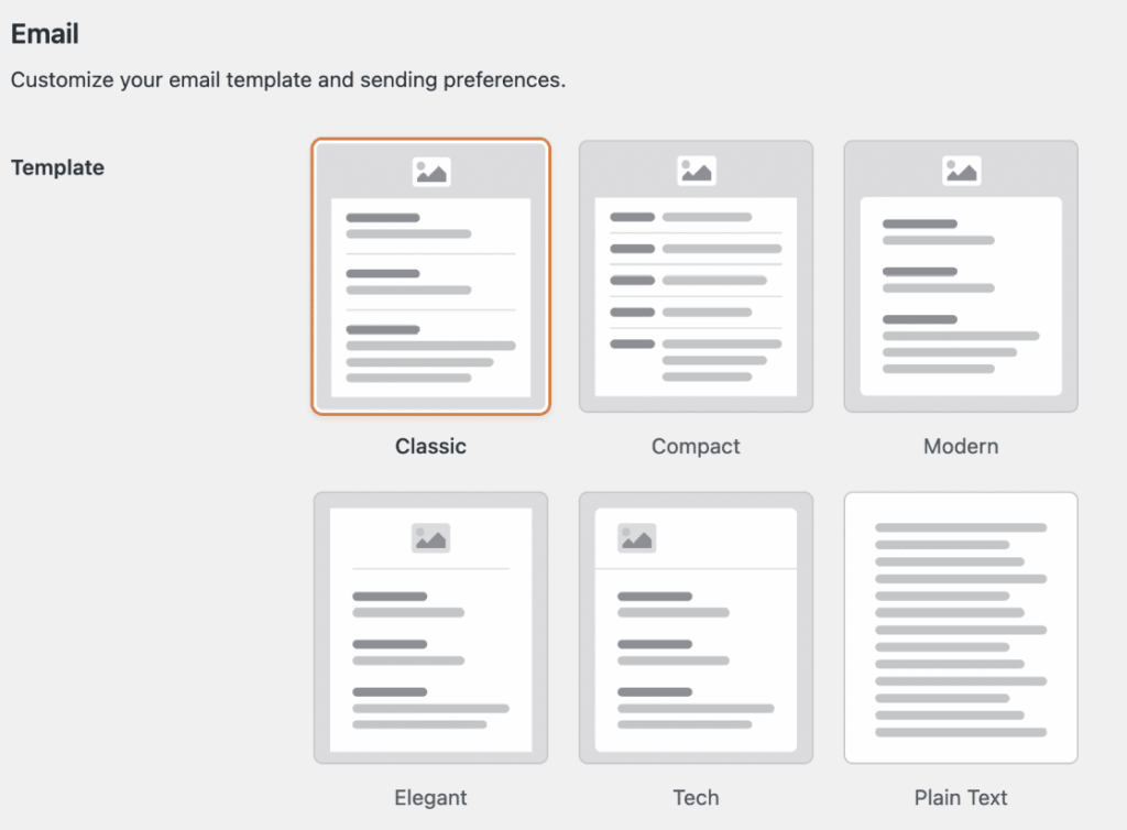 WPForms email templates
