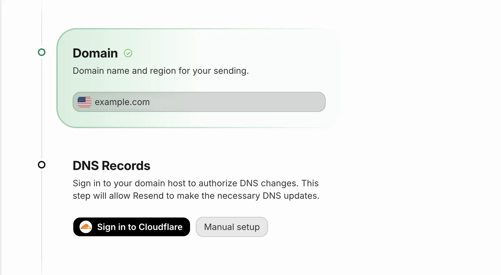 Domain verification options