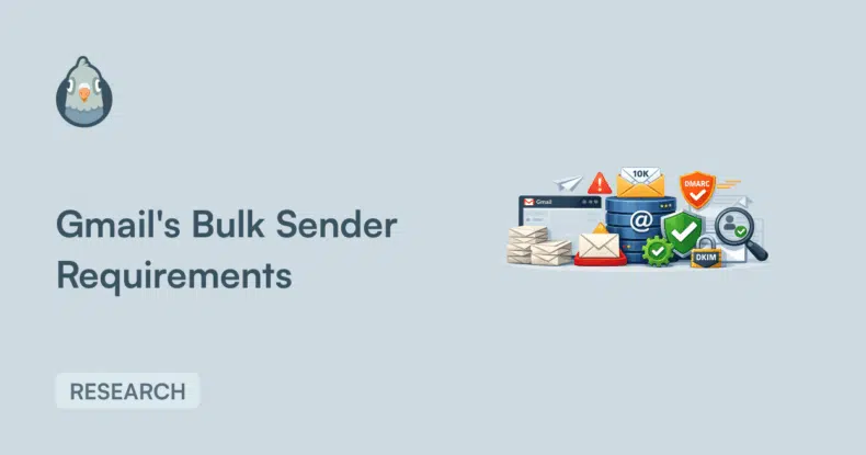 Gmail's bulk sender requirements