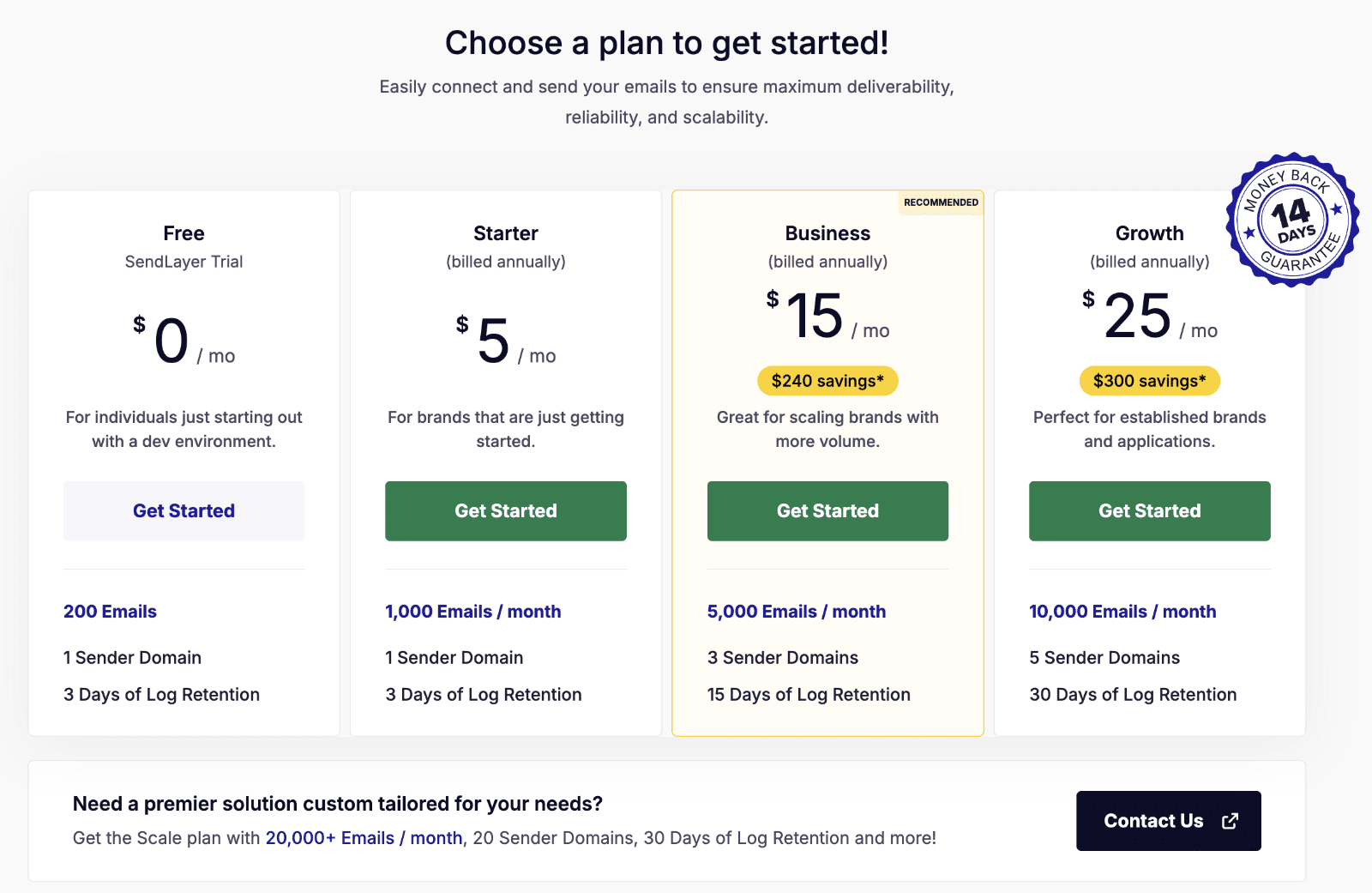 SendLayer を選択する