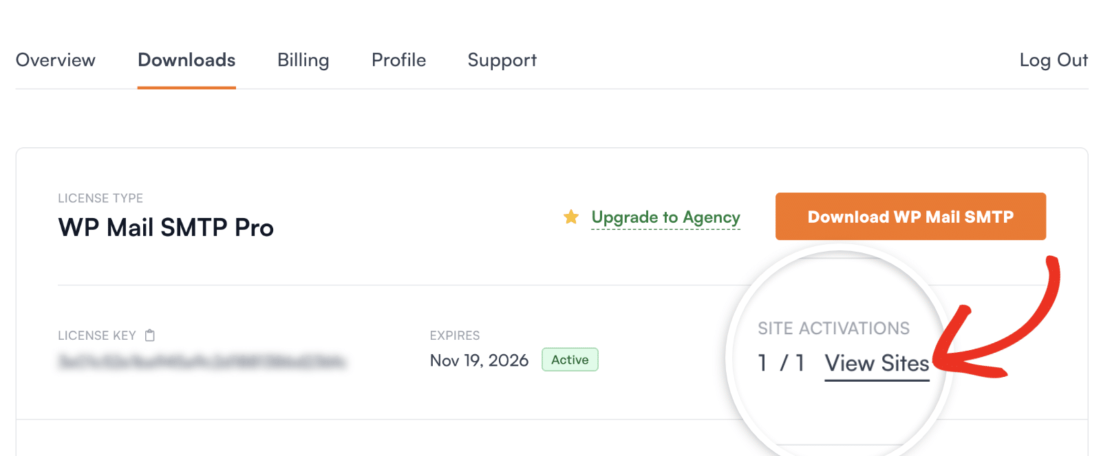 Visualizza il link dei siti