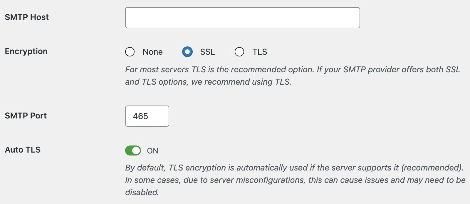 ssl-encryption - WP Mail SMTP SSL encryption method