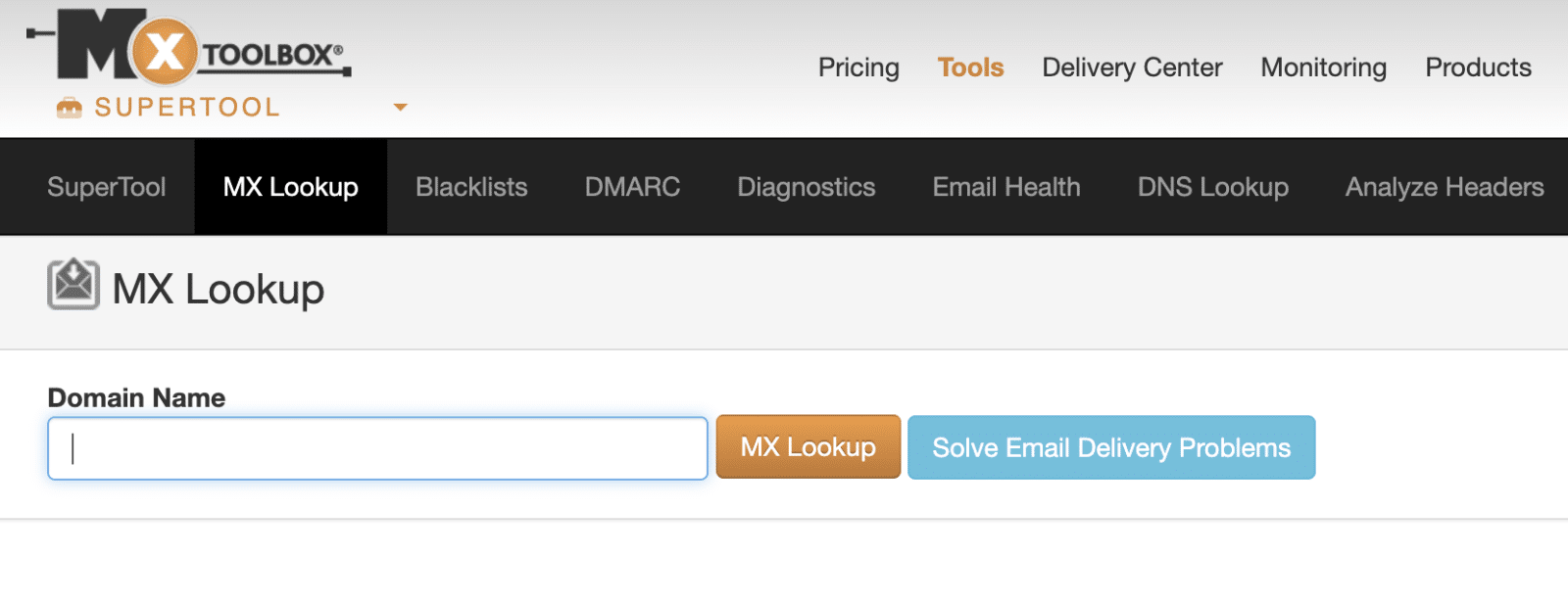 MXToolbox - test email deliverability
