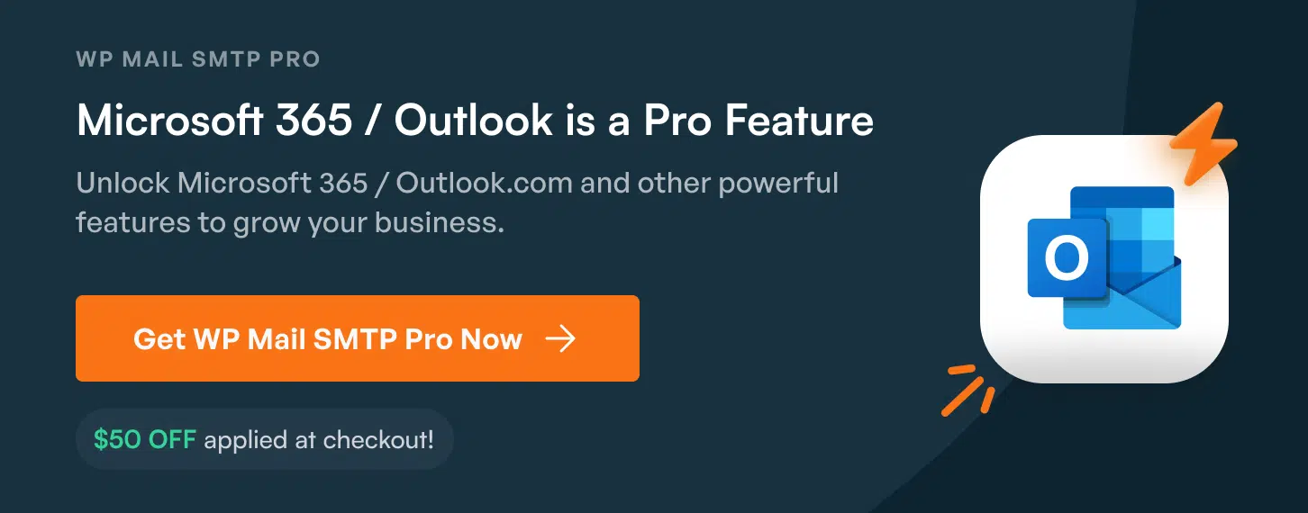 Outlook mailer banner