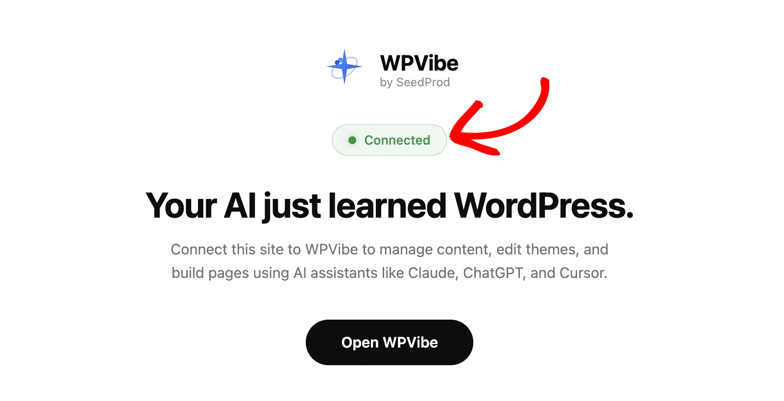 WPVibe verbunden