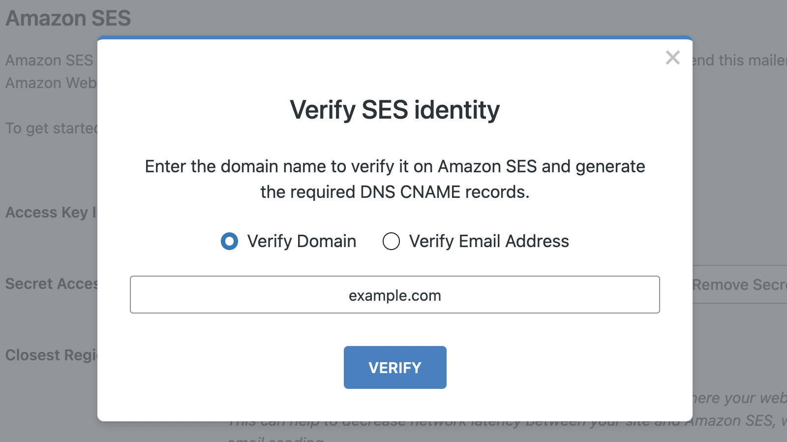 Verify a Sending Domain Verifying a sending domain in WP Mail SMTP